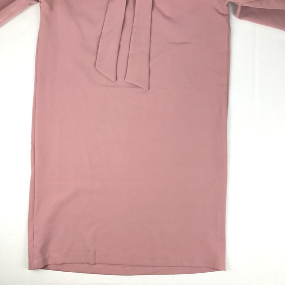 Halogen Long Sleeve Back Neck Tie Dress - Picture 4 of 9